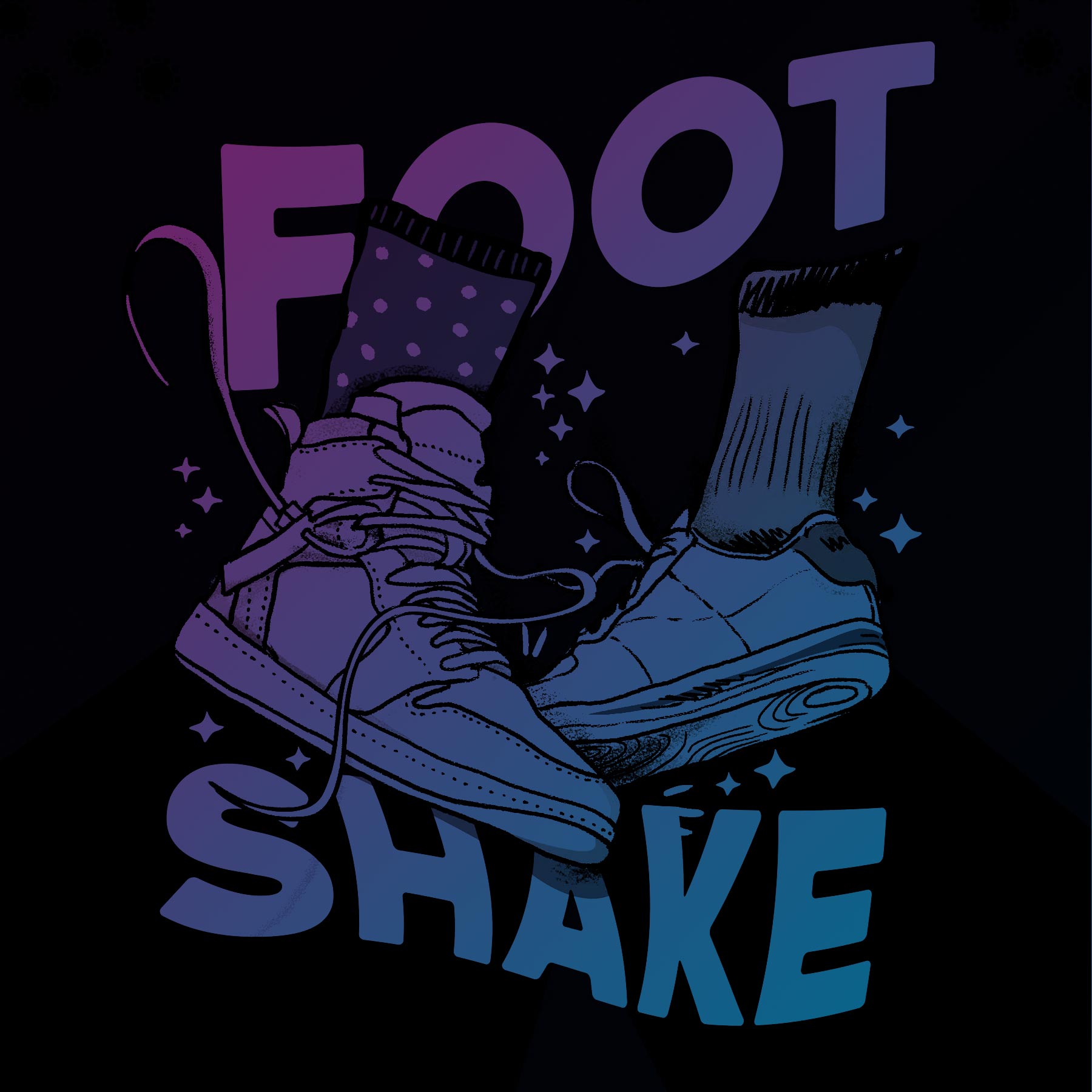 Foot Shake Illustration
